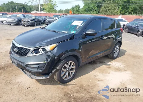 2016 Kia Sportage Lx z USA, uszkodzony, nr VIN KNDPBCAC4G7809568
